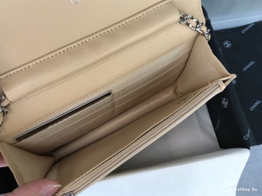 Firstbag Ru Silver Gold Bag CHANEL Hardware  Flap  With Lambskin 0716
